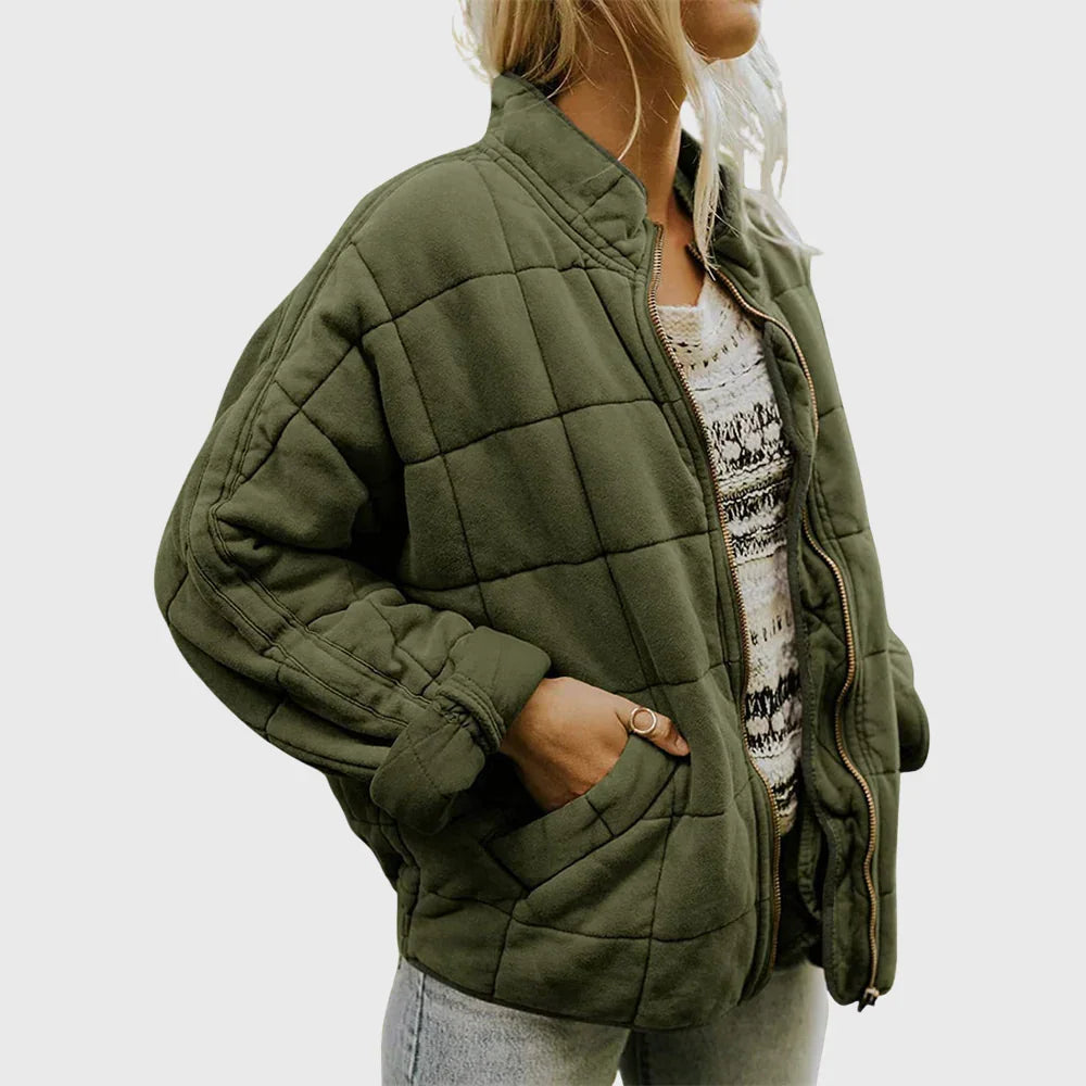 Josiane | Elegant Oversized Quilted Jacket