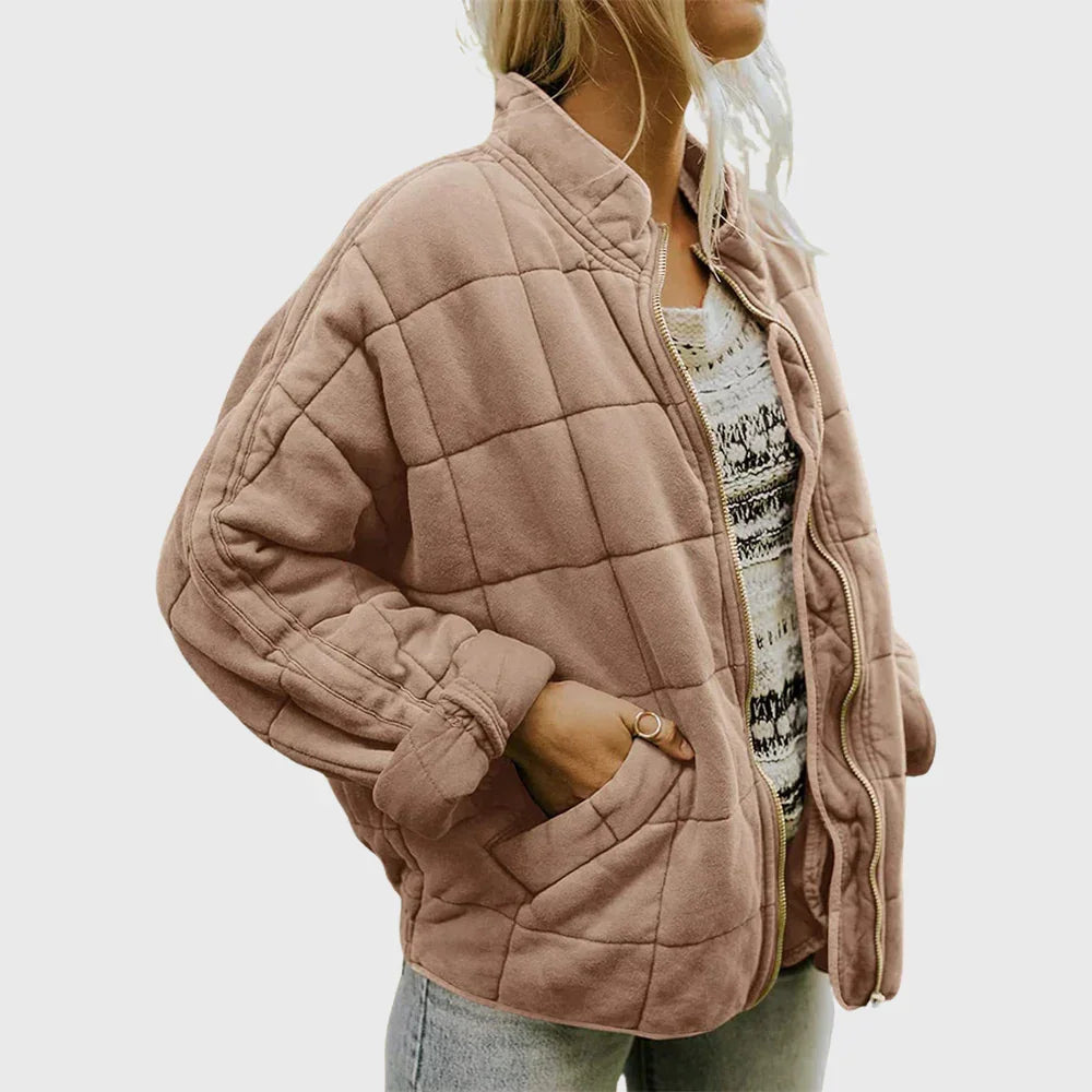 Josiane | Elegant Oversized Quilted Jacket
