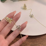 Marie | Butterfly and Flower Ear Cuff
