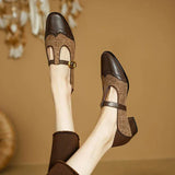 Chloé | Vintage Leather Shoes with Buckle