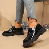 Velona | Contemporary Derby Shoes in Patent Leather