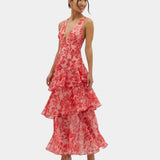 Isa | Elegant Floral Maxi Dress