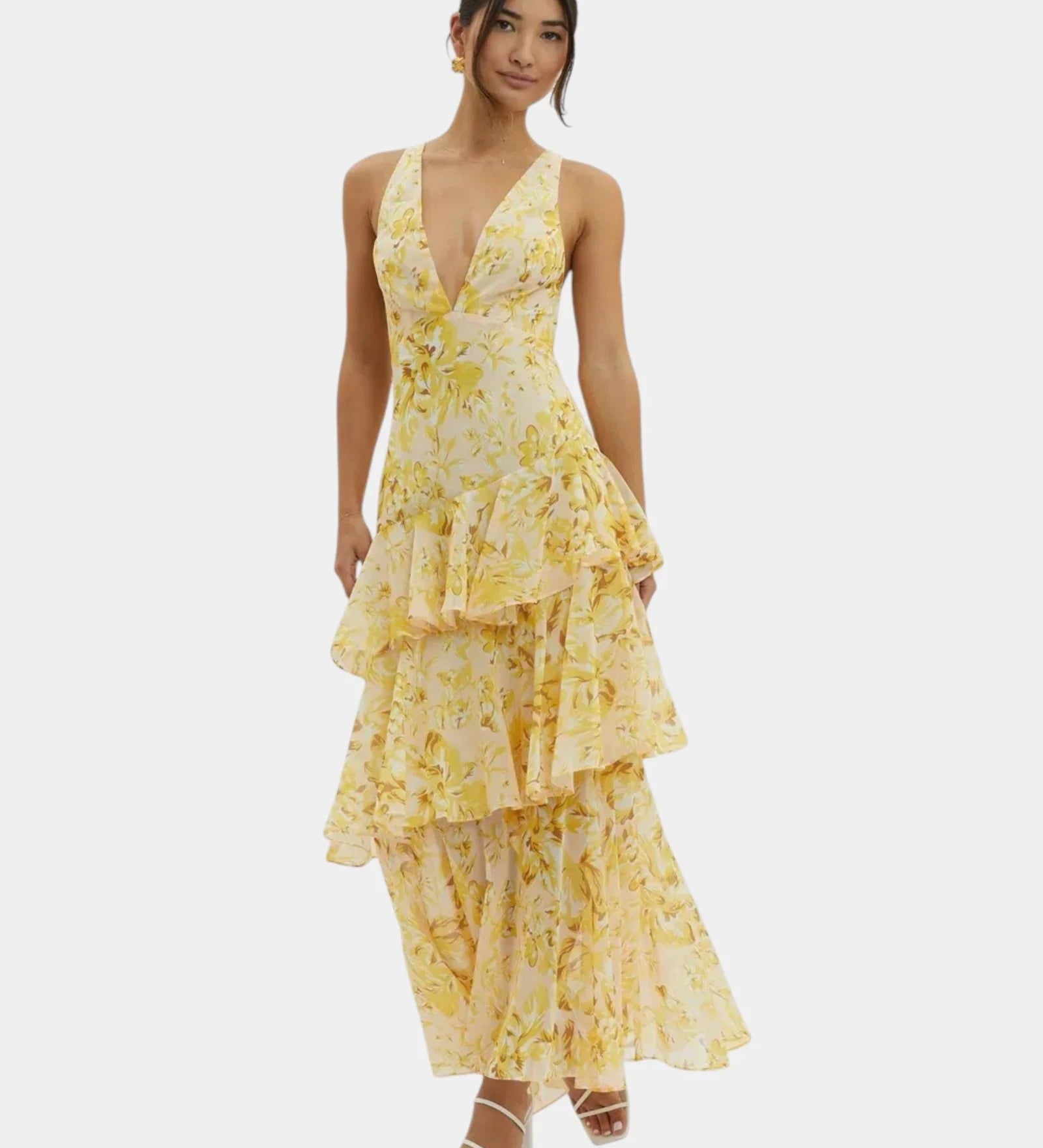 Isa | Elegant Floral Maxi Dress