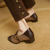 Chloé | Vintage Leather Shoes with Buckle
