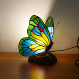 Blue Butterfly Sculpted Lamp