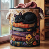 Sleeping Books Laundry Basket