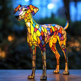 Frosted Glass Lamp Inspired by Whippets