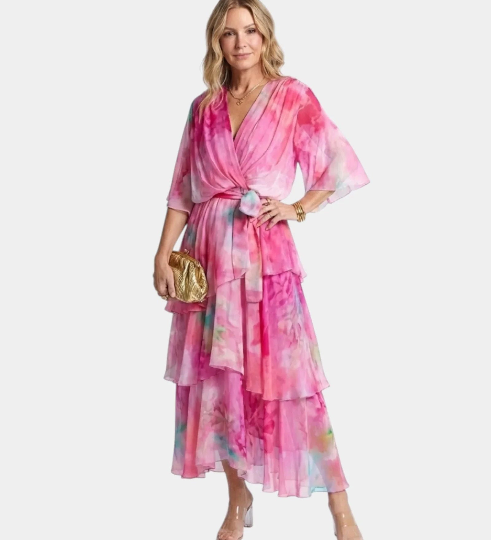 Gilda | Dress with Tie Belt