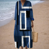 Fabienne | Elegant Geometric Dress