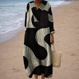 Annette | Elegant Geometric Dress