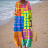 Chantal | Elegant Geometric Dress