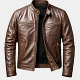 Bastien | Vintage Leather Effect Jacket