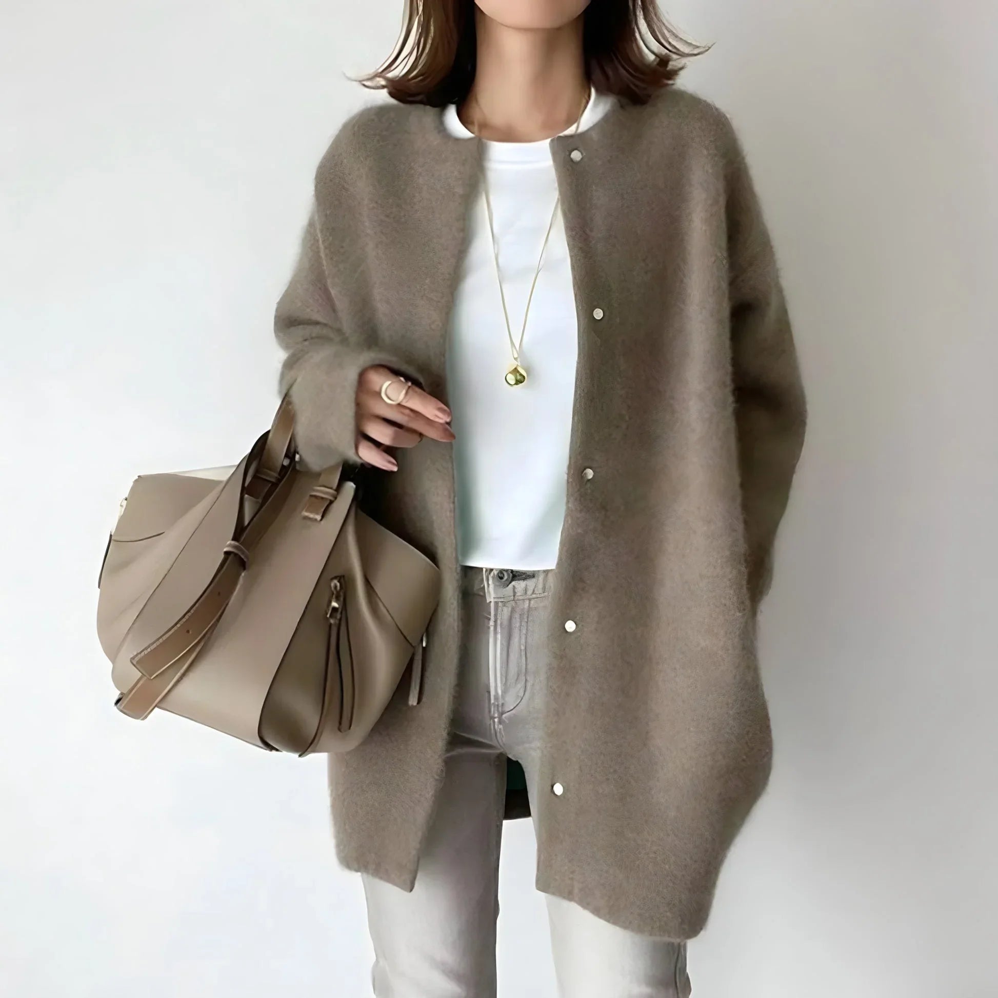 Whitney | Elegant Button Cardigan