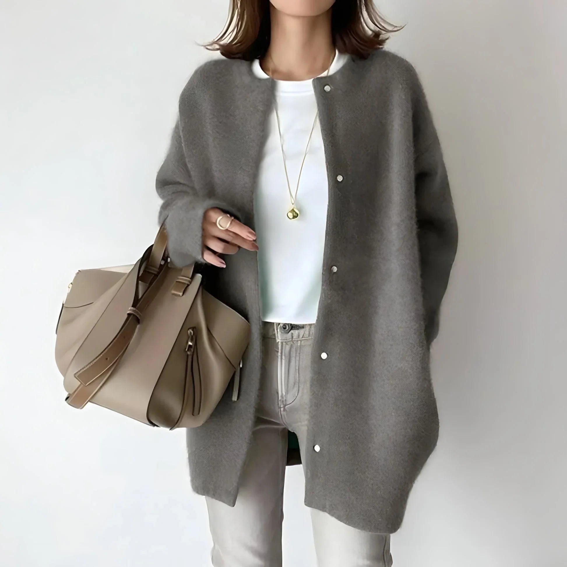 Whitney | Elegant Button Cardigan