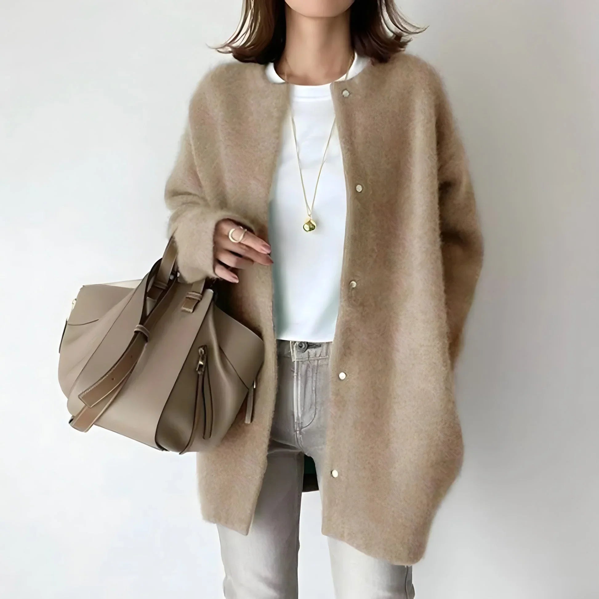 Whitney | Elegant Button Cardigan