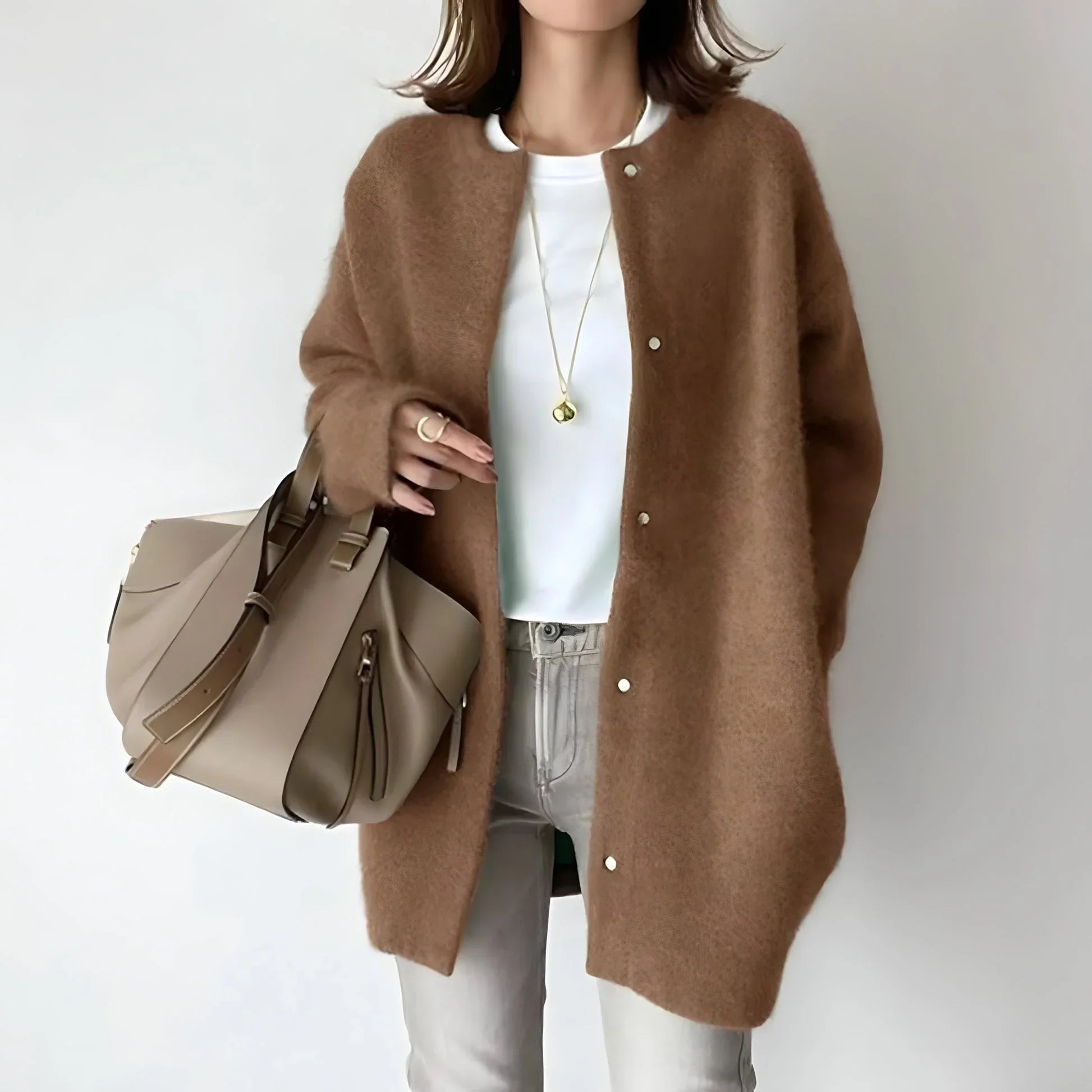 Whitney | Elegant Button Cardigan
