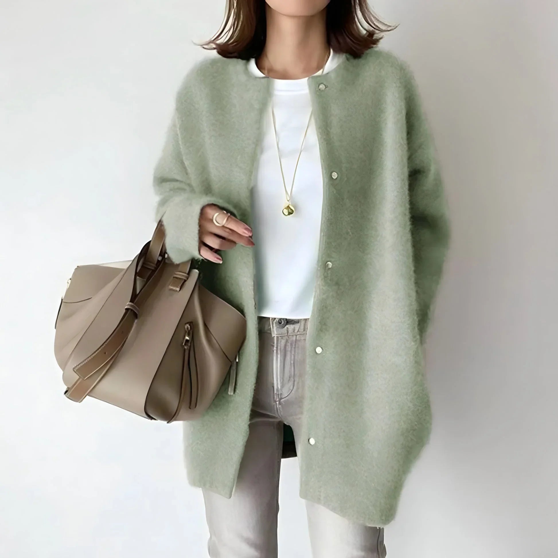 Whitney | Elegant Button Cardigan