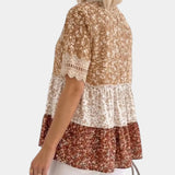 Évania | Floral Blouse