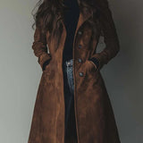 Sienna | Elegant Suede Trench