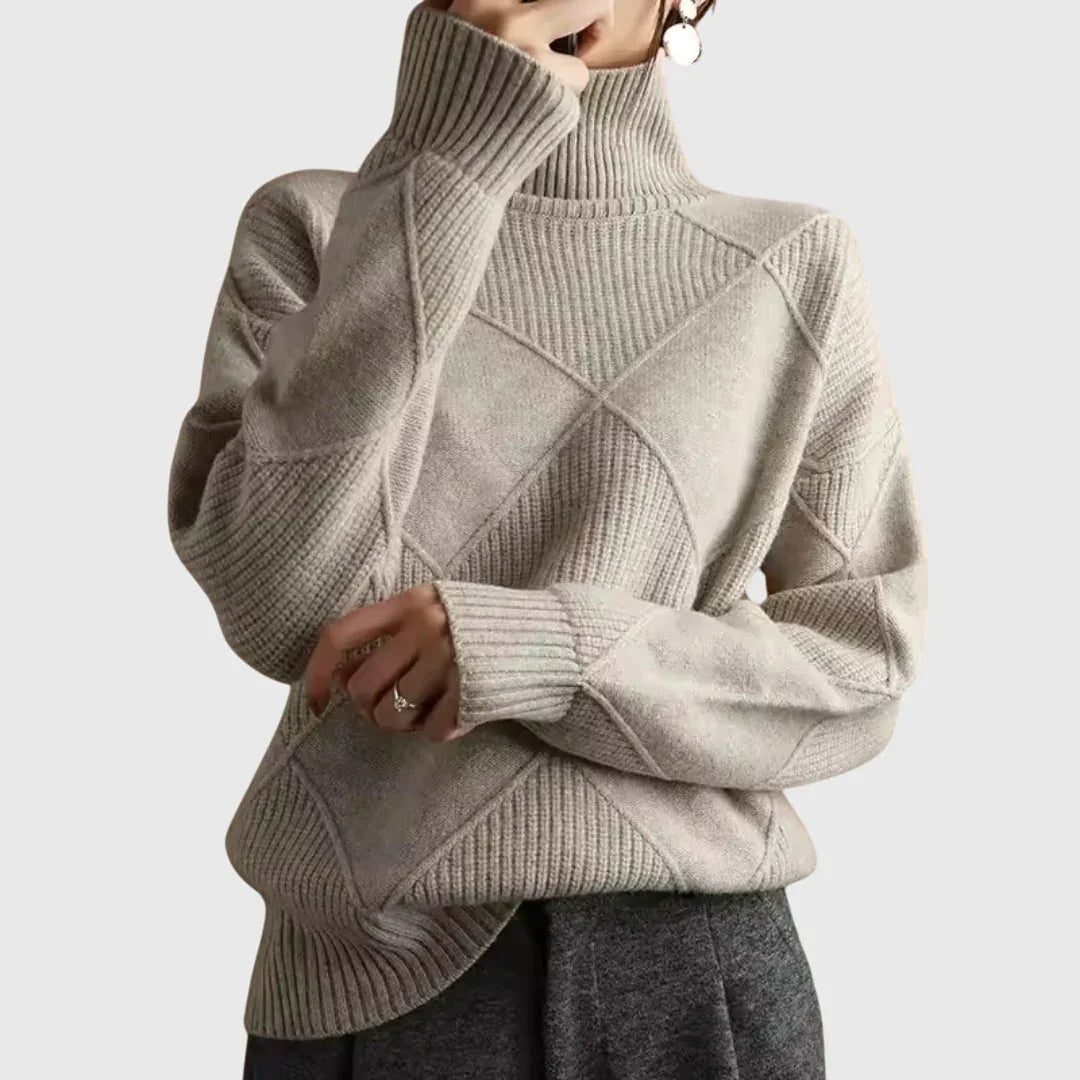 Lauren | High Neck Sweater