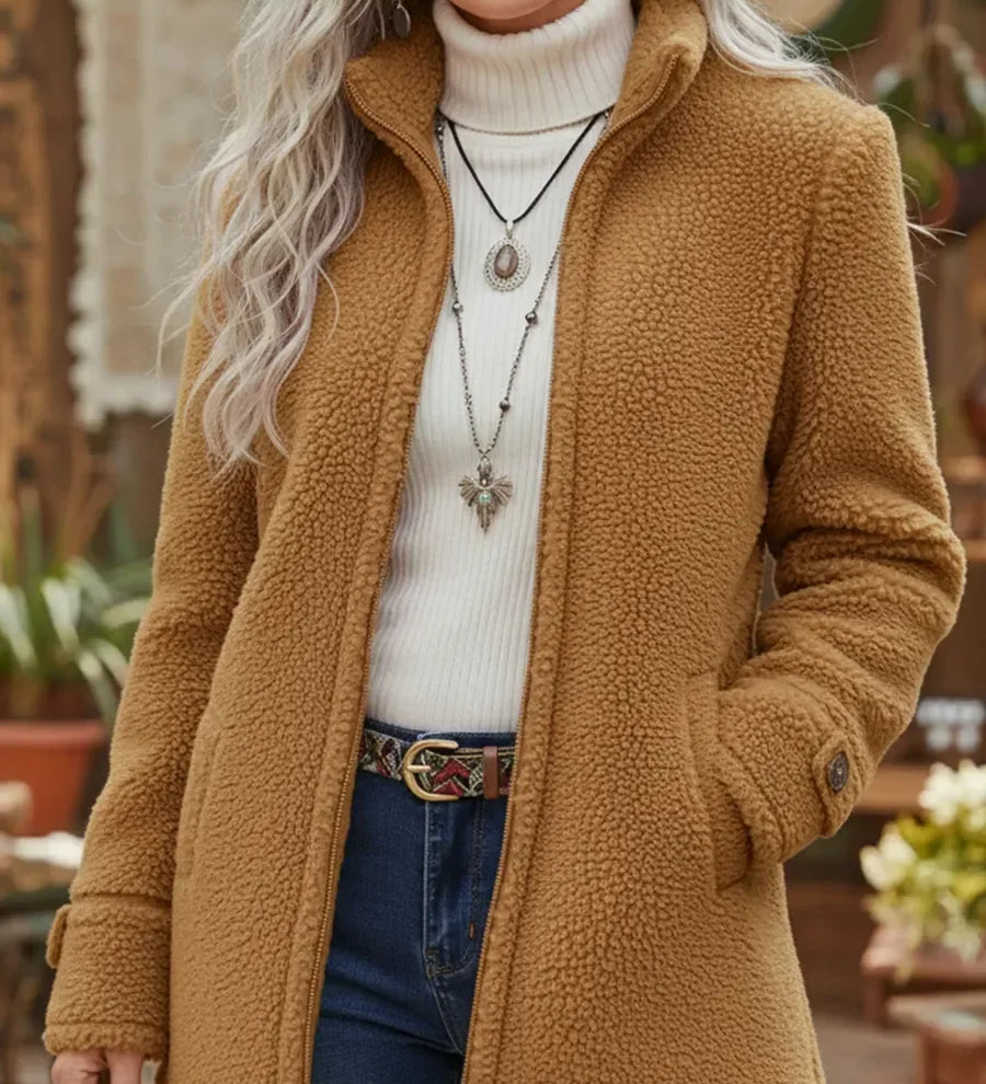 Annelies | Soft Mid-Weight Jacket with Zipper
