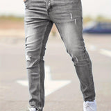 Alex | Trendy Ripped Slim Jeans