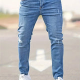 Alex | Trendy Ripped Slim Jeans