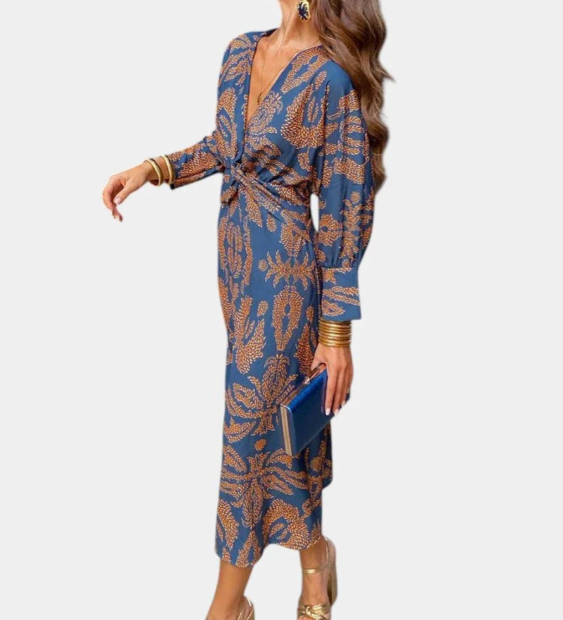 Eve | Elegant Dress with Timeless Print