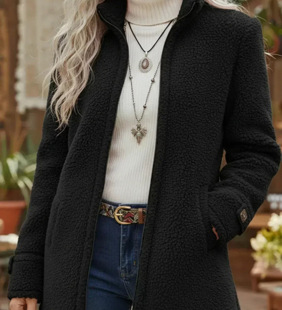 Annelies | Soft Mid-Weight Jacket with Zipper