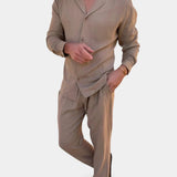 Marcel | Linen Effect Pants and Shirt Set