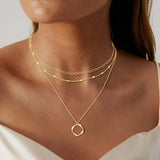 Pauline | Classic Layered Gold-Plated Necklace