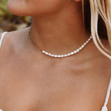 Coline | Gold and Pearl Necklace