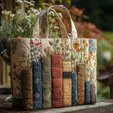 Handmade Bag "Books and Flowers"