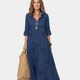 Savina | Maxi dress with embroidery