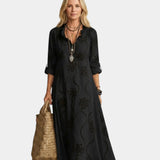 Savina | Maxi dress with embroidery