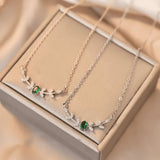 Émilie | Emerald Necklace