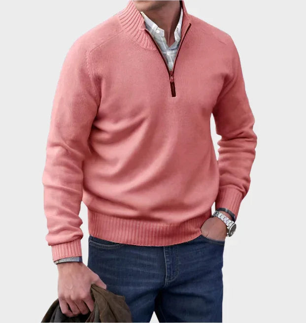 Malik | Elegant Zip Sweater