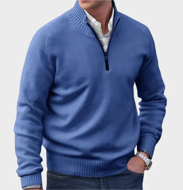 Malik | Elegant Zip Sweater
