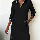 Sophie | Elegant Long Cotton Dress
