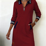 Sophie | Elegant Long Cotton Dress