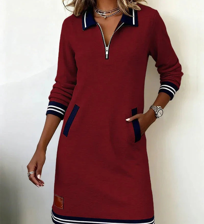 Sophie | Elegant Long Cotton Dress