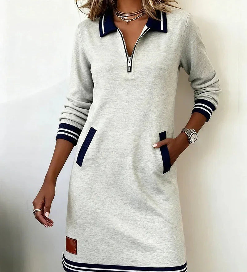 Sophie | Elegant Long Cotton Dress