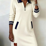 Sophie | Elegant Long Cotton Dress