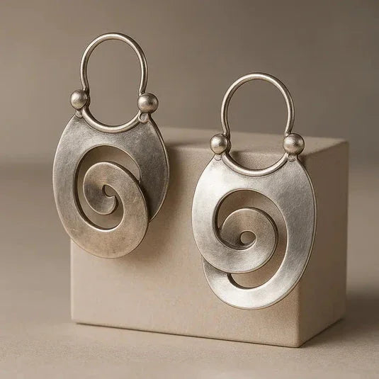 Thaïs | Irregular Vintage Silver Earrings
