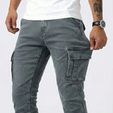 Jean | Elastic Cargo Pants
