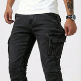 Jean | Elastic Cargo Pants