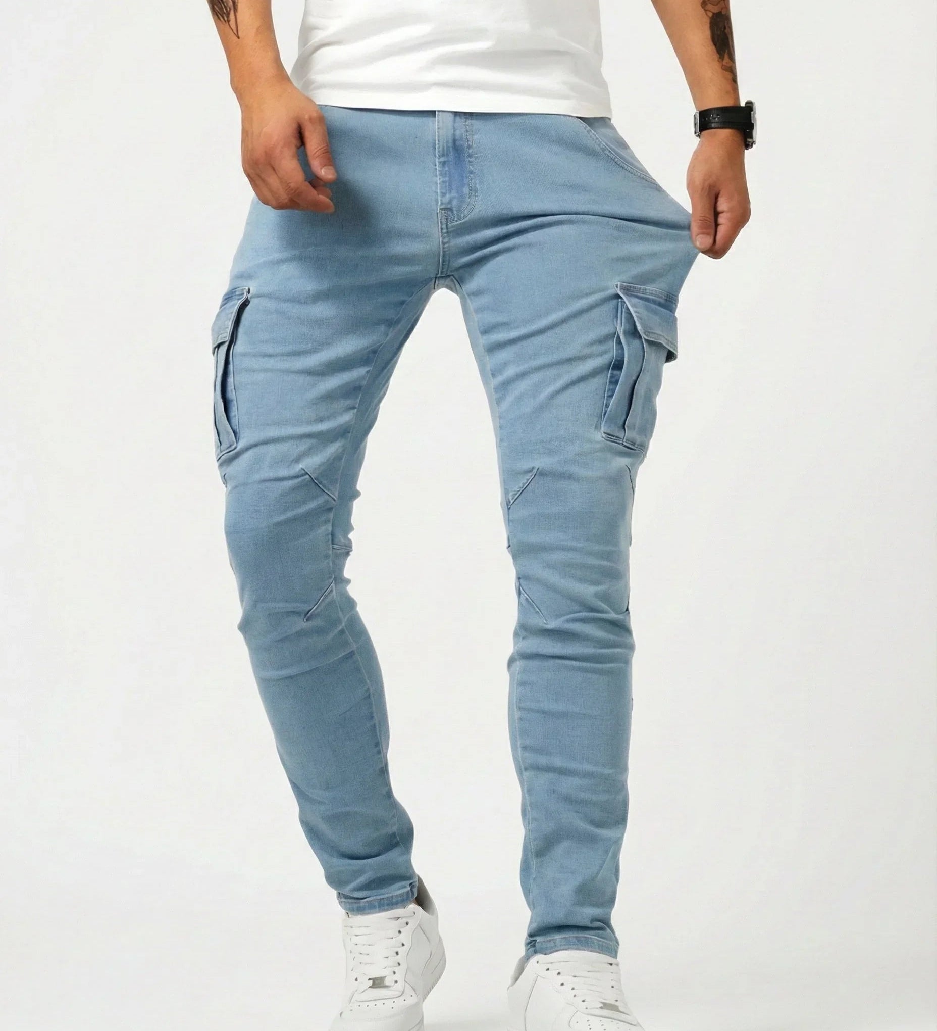 Jean | Elastic Cargo Pants