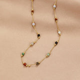 Élodie | Colorful Gemstone Necklace