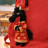 Black Horse – Handmade Soft Hand Puppet