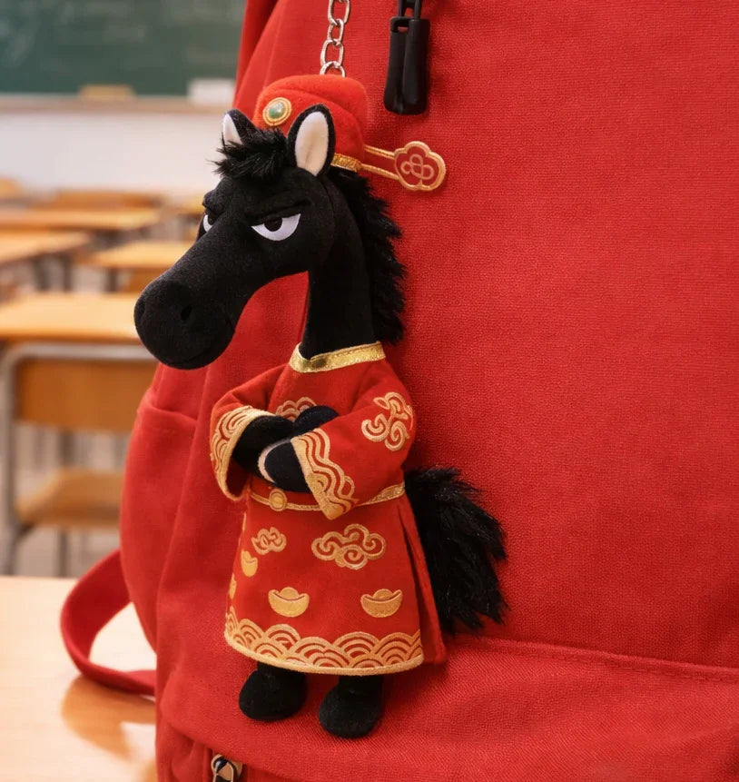 Black Horse – Handmade Soft Hand Puppet